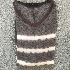 T Party Dip Dye Striped Tunic